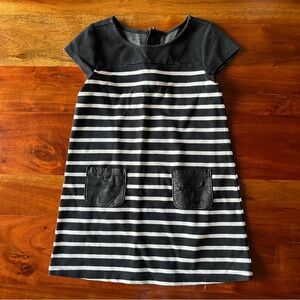 Gymboree Black and White Striped Dress